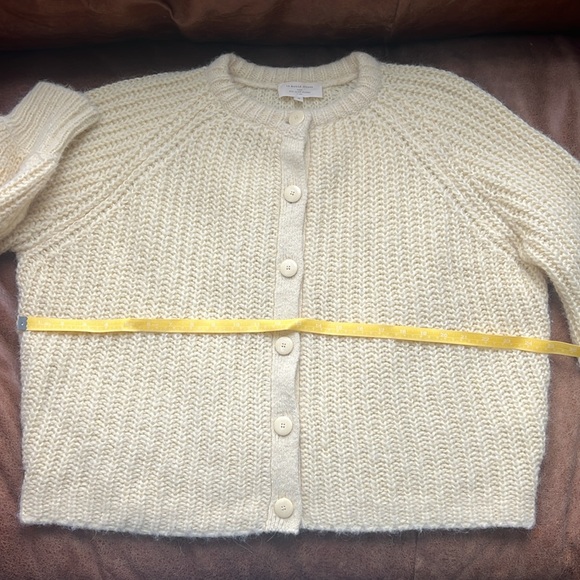 Pale Yellow Sezane Emile Sweater- Medium. - Picture 7 of 8